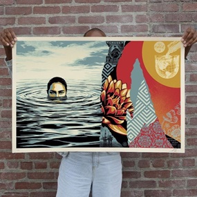 Ominous Ripples by Shepard Fairey