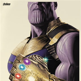 Thanos (Foil Variant) by Phantom City Creative