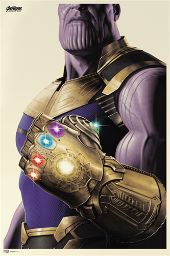 Thanos (Foil Variant) by Phantom City Creative