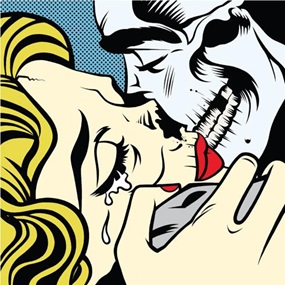 Kiss Of Death (Steel) by D*Face