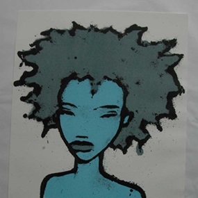 Portrait (Blue) by Mau Mau