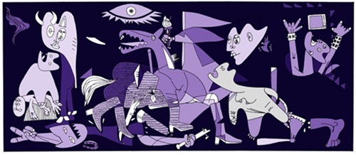 Guernica (Purple Large) by Pure Evil