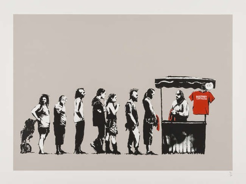 Festival (Destroy Capitalism) (Unsigned) by Banksy