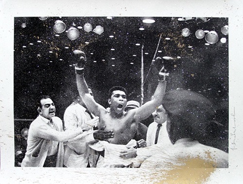 Absolute Ali (Gold Diamond Dust) by Mr Brainwash