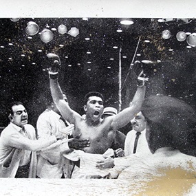 Absolute Ali (Gold Diamond Dust) by Mr Brainwash