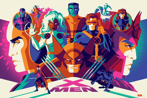 X-Men  by Tom Whalen