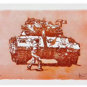 David And Goliath (Risograph) by Mode 2