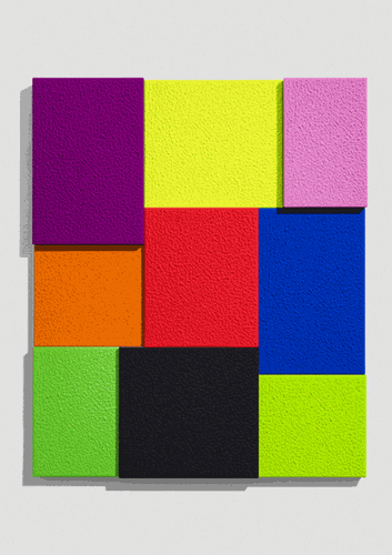 Color, Nine Times II  by Peter Halley