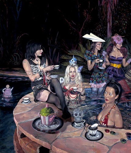 Wet Tea Party  by Natalia Fabia
