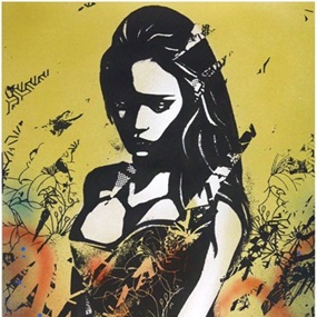 Sadness Screen (Gold) by Copyright
