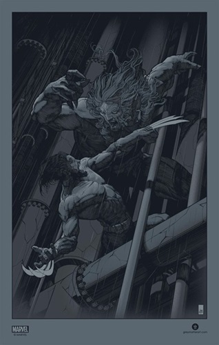 Wolverine vs Sabretooth  by John Guydo