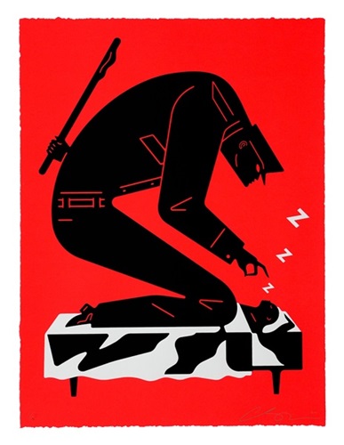 The New American Dream (Red) by Cleon Peterson