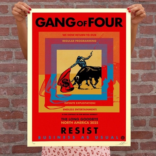Gang Of Four: The Long Goodbye  by Shepard Fairey