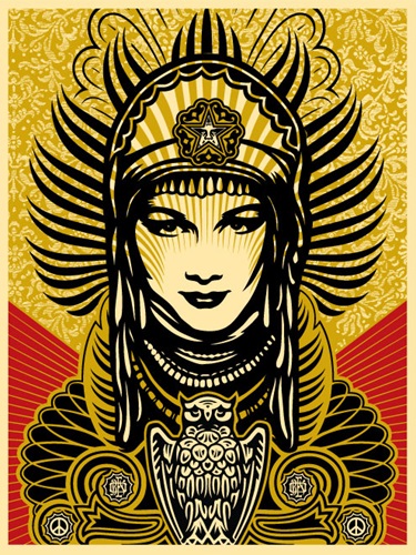 Peace Goddess  by Shepard Fairey
