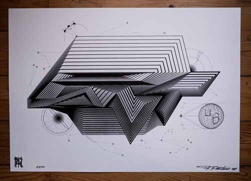 Parallaxium (Grey) by Felipe Pantone