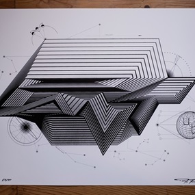 Parallaxium (Grey) by Felipe Pantone