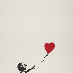 Girl With Balloon (Unsigned) by Banksy