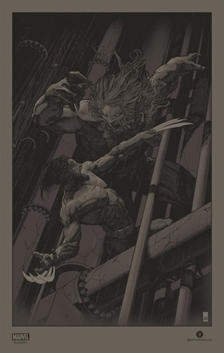 Wolverine vs Sabretooth (Variant) by John Guydo