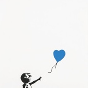 Girl With Balloon (Blue Artist Proof) by Banksy