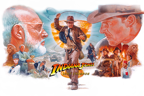 Indiana Jones & The Last Crusade  by Hugh Fleming