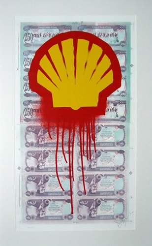 Shell Blood For Oil  by Beejoir