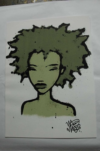 Portrait (Green) by Mau Mau
