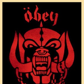 Motorhead (Red) by Shepard Fairey