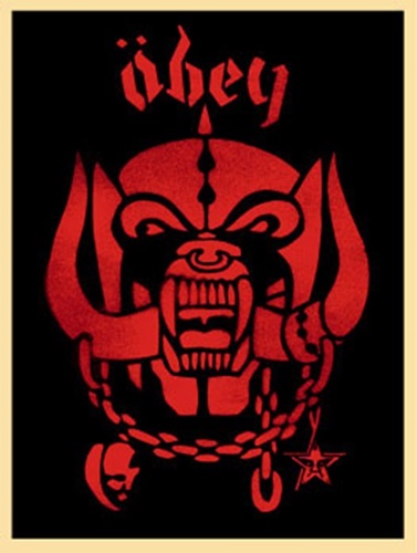 Motorhead (Red) by Shepard Fairey