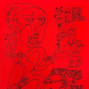 City Never Sleeps (Neon Red) by RAE