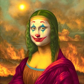 Mona Lisa Joker by Alex Gross