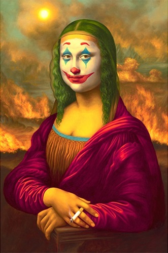 Mona Lisa Joker  by Alex Gross