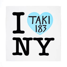 I Heart Taki 183 (Blue) by Taki 183