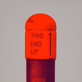 The Cure (Battleship Grey / Fizzy Orange / Berry) by Damien Hirst