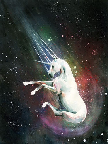 Unicorn Comet  by Lora Zombie