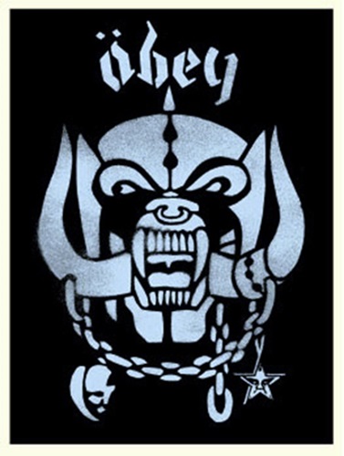 Motorhead (Silver) by Shepard Fairey