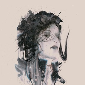 A Woman In Black by Carne Griffiths