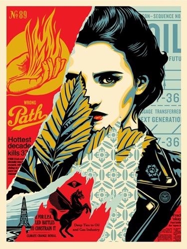 Wrong Path  by Shepard Fairey