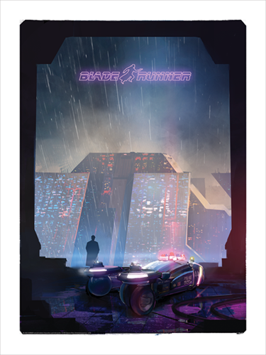 Blade Runner (Purple) by Robin Har