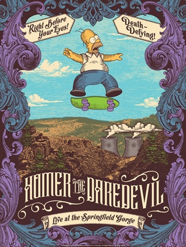 Homer The Daredevil  by Justin Helton
