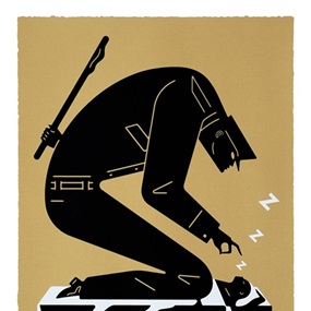 The New American Dream (Gold) by Cleon Peterson