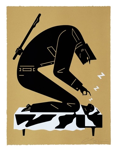 The New American Dream (Gold) by Cleon Peterson