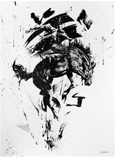 Cowboy Balance 13  by Tom French