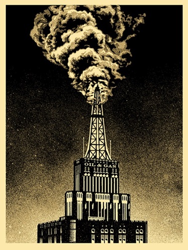 Oil & Gas Building  by Shepard Fairey