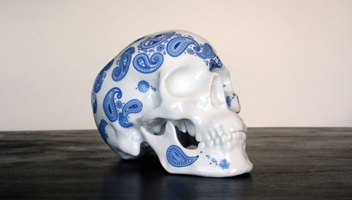 Skull Cashmere (Blue) by NooN