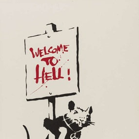 Welcome To Hell (Signed) by Banksy