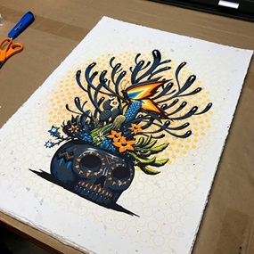 Skull Of Life (Hand-Embellished) by Jeff Soto