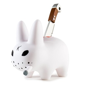 Backstab Smorkin Labbit (White) by Frank Kozik Editioned artwork