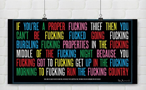 Fucking Thieves (First Edition) by Stanley Donwood