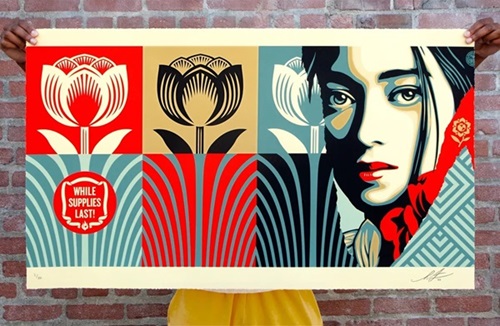 While Supplies Last (Large Format)  by Shepard Fairey