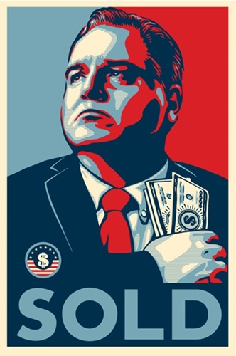 SOLD  by Shepard Fairey